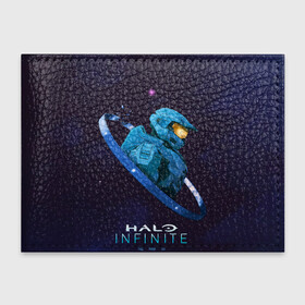Обложка для студенческого билета с принтом Halo Infinite Силуэт мастера Чифа , натуральная кожа | Размер: 11*8 см; Печать на всей внешней стороне | chief | halo | infinite | инфинит | мастер чиф | хало | хейло | хэйло | чиф