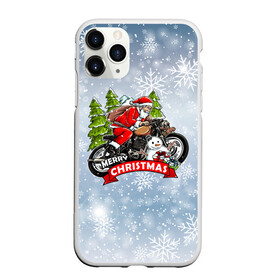 Чехол для iPhone 11 Pro матовый с принтом Санта Байкер Santa on the motorbike , Силикон |  | bike | christmas | moto | santa | байк | дед мороз | елка | зима | мотоцикл | новый год | подарок | рождество | санта | снег | снеговик | снежинка