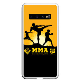 Чехол для Samsung Galaxy S10 с принтом ММА (Mixed Martial Arts) , Силикон | Область печати: задняя сторона чехла, без боковых панелей | Тематика изображения на принте: bellator | boxing | fight club | mixed martial arts | ufc | айкидо | беллатор | боевые искусства | боец | бои | бои без правил | бойцовский клуб | бокс | борьба | воин | джиуджитсу | дзюдо | единоборства | карате | кикбоксинг