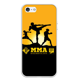 Чехол для iPhone 5/5S матовый с принтом ММА (Mixed Martial Arts) , Силикон | Область печати: задняя сторона чехла, без боковых панелей | bellator | boxing | fight club | mixed martial arts | ufc | айкидо | беллатор | боевые искусства | боец | бои | бои без правил | бойцовский клуб | бокс | борьба | воин | джиуджитсу | дзюдо | единоборства | карате | кикбоксинг