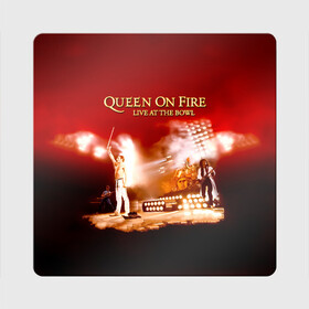 Магнит виниловый Квадрат с принтом Queen on Fire   Live at the Bowl , полимерный материал с магнитным слоем | размер 9*9 см, закругленные углы | freddie mercury | paul rodgers | queen | quen | альбом | брайан мэй | глэм | джон дикон | квин | королева | куин | меркури | меркьюри | музыкант | мэркури | певец | песня | поп | роджер тейлор | рок группа | фаррух булсара