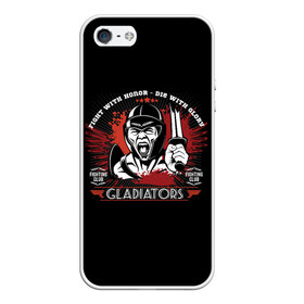 Чехол для iPhone 5/5S матовый с принтом GLADIATORS , Силикон | Область печати: задняя сторона чехла, без боковых панелей | bellator | boxing | fight club | mixed martial arts | ufc | айкидо | беллатор | боевые искусства | боец | бои без правил | бойцовский клуб | бокс | борьба | гладиатор | джиуджитсу | дзюдо | единоборства | карате | кикбоксинг