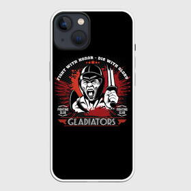 Чехол для iPhone 13 с принтом GLADIATORS ,  |  | bellator | boxing | fight club | mixed martial arts | ufc | айкидо | беллатор | боевые искусства | боец | бои без правил | бойцовский клуб | бокс | борьба | гладиатор | джиуджитсу | дзюдо | единоборства | карате | кикбоксинг