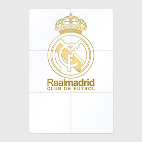 Магнитный плакат 2Х3 с принтом Real Madrid gold logo , Полимерный материал с магнитным слоем | 6 деталей размером 9*9 см | Тематика изображения на принте: gold logo | madrid | rael madrid | real | spain | золотая эмблема | золотой логотип | испания | королевский клуб | ла лига | лига чемпионов | мадрид | реал | реал мадрид | сливочные | футбол | чемпионат испании