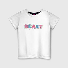 Детская футболка хлопок с принтом Mr Beast - Art 1 , 100% хлопок | круглый вырез горловины, полуприлегающий силуэт, длина до линии бедер | Тематика изображения на принте: mr beast | youtube | арты | блогеры | мистер бист | ютуберы