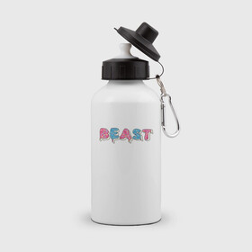 Бутылка спортивная с принтом Mr Beast - Art 1 , металл | емкость — 500 мл, в комплекте две пластиковые крышки и карабин для крепления | mr beast | youtube | арты | блогеры | мистер бист | ютуберы