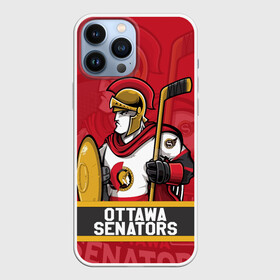 Чехол для iPhone 13 Pro Max с принтом Оттава Сенаторз, Ottawa Senators ,  |  | Тематика изображения на принте: hockey | nhl | ottawa | ottawa senators | senators | usa | нхл | оттава | оттава сенаторз | сенаторз | спорт | сша | хоккей | шайба