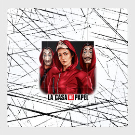 Магнитный плакат 3Х3 с принтом СЕРИАЛ БУМАЖНЫЙ ДОМ | LA CASA DE PAPEL BELLA CIAO , Полимерный материал с магнитным слоем | 9 деталей размером 9*9 см | bella ciao | la casa de papel | бумажный дом | ла каса де | ла каса де папель | ла каса де пепел | лакаса | сериал | фильм