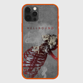 Чехол для iPhone 12 Pro с принтом Hellbound Новая истина , силикон | область печати: задняя сторона чехла, без боковых панелей | дым | надпись | скелет | текстура