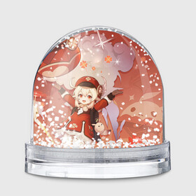 Игрушка Снежный шар с принтом Klee Genshin Impact , Пластик | Изображение внутри шара печатается на глянцевой фотобумаге с двух сторон | genshin impact | genshin impact klee | klee | геншин импакт | геншин импакт кли | кли