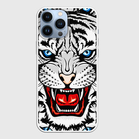 Чехол для iPhone 13 Pro Max с принтом БЕЛЫЙ ТИГР СИМВОЛ НОВОГО ГОДА 2022   WHITE TIGER ,  |  | Тематика изображения на принте: 2022 | beast | merry christmas | new year | red bow | santa hat | snow | tiger | winter | winter is coming | year of the tiger | год тигра | дед мороз | животные | звери | зверь | зима | зима 2022 | зима близко | новог | новогодни