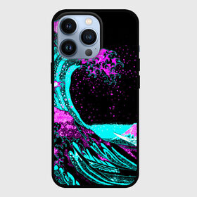 Чехол для iPhone 13 Pro с принтом НЕОНОВАЯ ЯПОНИЯ, ВОЛНА, ФУДЗИЯМА   NEON JAPAN ,  |  | anime | flowers | japan | katana | knight | neon | sakura | samurai | senpai | sun | warior | аниме | воин | катана | кровавая | кровавый | кровь | луна | меч | неон | неоновая картинка | сакура | самураи | самурай | семпай | сенпай | солнце | 