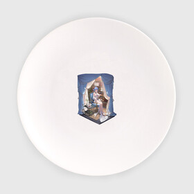 Тарелка с принтом Уголок Гань Юй , фарфор | диаметр - 210 мм
диаметр для нанесения принта - 120 мм | genshin impact | арт | гань юй | козочка | кокосовая коза | комната | комната девушки | ли юэ | отдых | рисунок | уголок персонажа