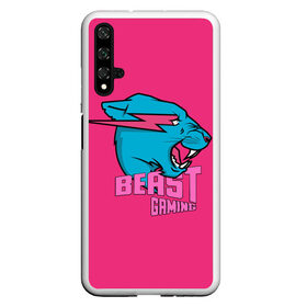 Чехол для Honor 20 с принтом Mr Beast Gaming Full Print (Pink edition) , Силикон | Область печати: задняя сторона чехла, без боковых панелей | gamer | games | gaming | mr beast | mrbeast | youtube | блогеры | игры | мистер бист | ютуберы