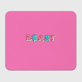Прямоугольный коврик для мышки с принтом Mr Beast Donut (Pink edition) , натуральный каучук | размер 230 х 185 мм; запечатка лицевой стороны | arts | mr beast | mrbeast | youtube | арты | блогеры | мистер бист | прикольные надписи | ютуб | ютуберы