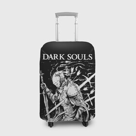 Чехол для чемодана 3D с принтом Dark Souls The Ashen One , 86% полиэфир, 14% спандекс | двустороннее нанесение принта, прорези для ручек и колес | dark souls | games | praise the sun | the ashen one | игры | компьютерные игры | негорящий | неопалимый | рыцарь | тёмные души