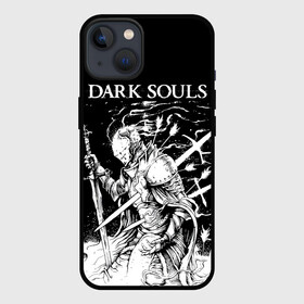 Чехол для iPhone 13 с принтом Dark Souls The Ashen One ,  |  | Тематика изображения на принте: dark souls | games | praise the sun | the ashen one | игры | компьютерные игры | негорящий | неопалимый | рыцарь | тёмные души