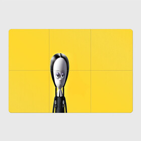 Магнитный плакат 3Х2 с принтом Семейка Аддамс - Горящий Тур Уэндзи , Полимерный материал с магнитным слоем | 6 деталей размером 9*9 см | аддамс | венди | горящий | девочка | желтый | мультик | мультфильм | персонаж | семейка | тур | уэнзди