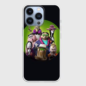 Чехол для iPhone 13 Pro с принтом Семейка Аддамс   Горящий Тур ,  |  | аддамс | герои | горящий | логотип | мультик | мультфильм | персонажи | семейка | семья | тур | черный