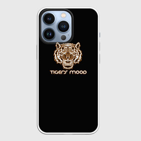 Чехол для iPhone 13 Pro с принтом tigerss mood ,  |  | африка | бивни | глаза | животные | злой | злость | зубы | индия | клыки | настроение | неон | неоновые принты | пасть | природа | саванна | светящиеся | сердится | тигр