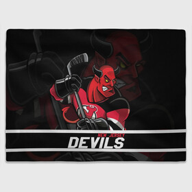 Плед 3D с принтом Нью Джерси Девилз New Jersey Devils , 100% полиэстер | закругленные углы, все края обработаны. Ткань не мнется и не растягивается | devils | hockey | new jersey | new jersey devils | nhl | usa | девилз | нхл | ньюджерси | ньюджерси девилз | спорт | сша | хоккей | шайба