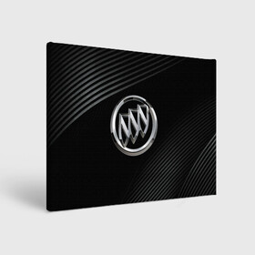 Холст прямоугольный с принтом Buick | Black wave background , 100% ПВХ |  | auto | avista | buick | cascada | enclave | encore | logo | regal | verano | wildcat | авто | автомобиль | ам | бьюик | бюик | лого | логотип | машина | машины | эмблема