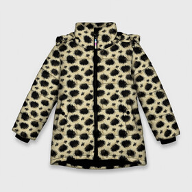 Зимняя куртка для девочек 3D с принтом Шкура Леопарда (Leopard) , ткань верха — 100% полиэстер; подклад — 100% полиэстер, утеплитель — 100% полиэстер. | длина ниже бедра, удлиненная спинка, воротник стойка и отстегивающийся капюшон. Есть боковые карманы с листочкой на кнопках, утяжки по низу изделия и внутренний карман на молнии. 

Предусмотрены светоотражающий принт на спинке, радужный светоотражающий элемент на пуллере молнии и на резинке для утяжки. | Тематика изображения на принте: jaguar | leopard | ocelot | predator | гепард | дикая кошка | животное | зверь | кот | леопард | леопардовые пятна | оцелот | хищная кошка | хищник | ягуар