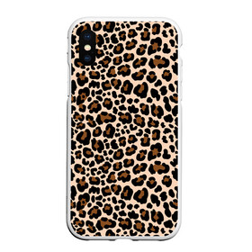 Чехол для iPhone XS Max матовый с принтом Леопардовые Пятна , Силикон | Область печати: задняя сторона чехла, без боковых панелей | jaguar | leopard | ocelot | predator | гепард | дикая кошка | животное | зверь | кот | леопард | леопардовые пятна | оцелот | хищная кошка | хищник | ягуар