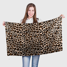 Флаг 3D с принтом Леопардовые Пятна , 100% полиэстер | плотность ткани — 95 г/м2, размер — 67 х 109 см. Принт наносится с одной стороны | jaguar | leopard | ocelot | predator | гепард | дикая кошка | животное | зверь | кот | леопард | леопардовые пятна | оцелот | хищная кошка | хищник | ягуар