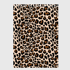 Скетчбук с принтом Леопардовые Пятна , 100% бумага
 | 48 листов, плотность листов — 100 г/м2, плотность картонной обложки — 250 г/м2. Листы скреплены сверху удобной пружинной спиралью | Тематика изображения на принте: jaguar | leopard | ocelot | predator | гепард | дикая кошка | животное | зверь | кот | леопард | леопардовые пятна | оцелот | хищная кошка | хищник | ягуар