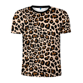 Мужская футболка 3D спортивная с принтом Леопардовые Пятна , 100% полиэстер с улучшенными характеристиками | приталенный силуэт, круглая горловина, широкие плечи, сужается к линии бедра | Тематика изображения на принте: jaguar | leopard | ocelot | predator | гепард | дикая кошка | животное | зверь | кот | леопард | леопардовые пятна | оцелот | хищная кошка | хищник | ягуар
