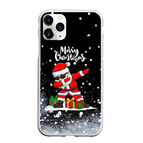 Чехол для iPhone 11 Pro Max матовый с принтом Santa Dabbing с подарками. , Силикон |  | Тематика изображения на принте: 2022 | dabbing | happy new year | merry christmas | santa dabbing | год тигра | зима близко | нг | новогодний | новый год | новый год 2022 | рождество | символ 2022 года | снег | снежинки