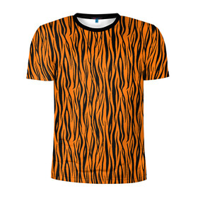 Мужская футболка 3D спортивная с принтом Тигровые Полосы , 100% полиэстер с улучшенными характеристиками | приталенный силуэт, круглая горловина, широкие плечи, сужается к линии бедра | animal | beast | cat | predator | tiger | амурский тигр | белый тигр | год тигра | животное | зверь | кот | полосатая кошка | саблезубый тигр | тигр | хищник | царь джунглей | шерхан