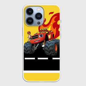 Чехол для iPhone 13 Pro с принтом Вспыш и чудо машинки   Вспыш и Эй Джей ,  |  | Тематика изображения на принте: вспыш | главный | красный | мальчик | машина | машинки | мультик | мультфильм | персонаж | чудо | эйджей