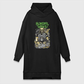 Платье-худи хлопок с принтом Municipal Waste - crossover thrash style! ,  |  | bandana | bone | crossover thrash | dude | group | hype | municipal waste | music | raven | richmond | skateboard | skull | snake | usa | бандана | вирджиния | ворон | группа | змея | коммунальные отходы | кость | кроссовертрэш | музыка