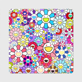 Магнит виниловый Квадрат с принтом Цветы Takashi Murakami , полимерный материал с магнитным слоем | размер 9*9 см, закругленные углы | Тематика изображения на принте: flowers | pop art | superflat | takashi murakami | арт | глаза | дизайн | исскуство | разноцветные цветы | супефлэт | такаси мураками | такаши мураками | художник | цветы