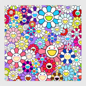 Магнитный плакат 3Х3 с принтом Цветы Takashi Murakami , Полимерный материал с магнитным слоем | 9 деталей размером 9*9 см | Тематика изображения на принте: flowers | pop art | superflat | takashi murakami | арт | глаза | дизайн | исскуство | разноцветные цветы | супефлэт | такаси мураками | такаши мураками | художник | цветы