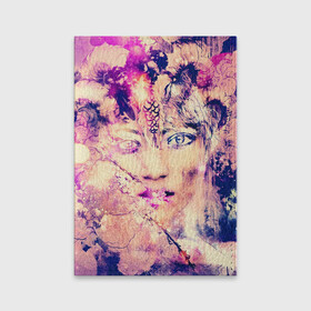 Обложка для паспорта матовая кожа с принтом LADY ABSTRACT , натуральная матовая кожа | размер 19,3 х 13,7 см; прозрачные пластиковые крепления | abstract | абстракция | девушка | женское | пестрый