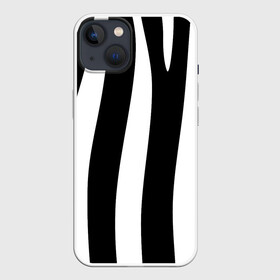 Чехол для iPhone 13 с принтом ZeBRO ,  |  | зебра | пестрый | полосатый | узор | черно белое