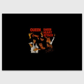 Поздравительная открытка с принтом Sheer Heart Attack - Queen , 100% бумага | плотность бумаги 280 г/м2, матовая, на обратной стороне линовка и место для марки
 | freddie mercury | paul rodgers | queen | quen | альбом | брайан мэй | глэм | джон дикон | квин | королева | куин | меркури | меркьюри | музыкант | мэркури | певец | песня | поп | роджер тейлор | рок группа | фаррух булсара