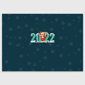 Поздравительная открытка с принтом Новый год 2022 | Год тигра , 100% бумага | плотность бумаги 280 г/м2, матовая, на обратной стороне линовка и место для марки
 | 2022 | christmas | new year | год тигра | наступающий год | новогодний | новый год | рождественский | рождество | рождество христово | с новым годом | святки | тигр | тигренок