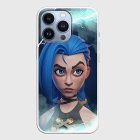 Чехол для iPhone 13 Pro с принтом BLUE JINX | ARCANE ,  |  | arcane | arcane league of legends | cartoon | jinx | league of legends | mult | stim punk | stimpunk | аркеин | аркейн | джинкс | мульт | мультик | паудер | порох | психопатка | синеголовая | синий хвост | стим панк | стимпанк