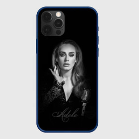 Чехол для iPhone 12 Pro Max с принтом Adele Icon , Силикон |  | девушка | имя | микрофон | певица | фото
