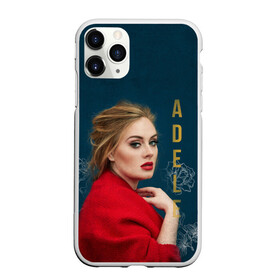 Чехол для iPhone 11 Pro матовый с принтом Portrait Adele , Силикон |  | Тематика изображения на принте: имя | лицо | надпись | певица | портрет