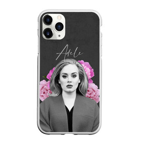 Чехол для iPhone 11 Pro матовый с принтом Flowers Adele , Силикон |  | Тематика изображения на принте: имя | надпись | певица | текстура | цветы