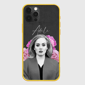 Чехол для iPhone 12 Pro с принтом Flowers Adele , силикон | область печати: задняя сторона чехла, без боковых панелей | имя | надпись | певица | текстура | цветы