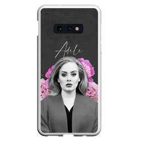 Чехол для Samsung S10E с принтом Flowers Adele , Силикон | Область печати: задняя сторона чехла, без боковых панелей | Тематика изображения на принте: имя | надпись | певица | текстура | цветы