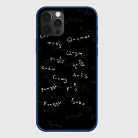 Чехол для iPhone 12 Pro Max с принтом Одёжка Ньютона , Силикон |  | Тематика изображения на принте: ботаник | надписи на доске | технарь | физика | формулы