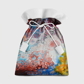 Подарочный 3D мешок с принтом ЦветоТрэш , 100% полиэстер | Размер: 29*39 см | Тематика изображения на принте: абстракция | молодежный | пестрый | цветной | яркий