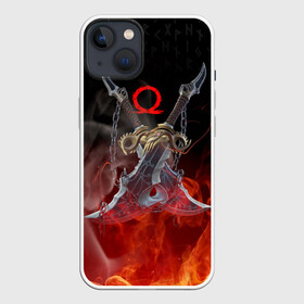 Чехол для iPhone 13 с принтом МЕЧИ КРАТОСА, БОГ ВОЙНЫ ,  |  | ascension | betrayal | chains of olympus | cratos | fire | flame | ghost of sparta | god of war | hack and slash | kratos | logo | ragnarok | rune | бог войны | год ов вар | год оф вар | игра | иероглифы | кратос | лого | логотип | огонь | пламя | рагнарё